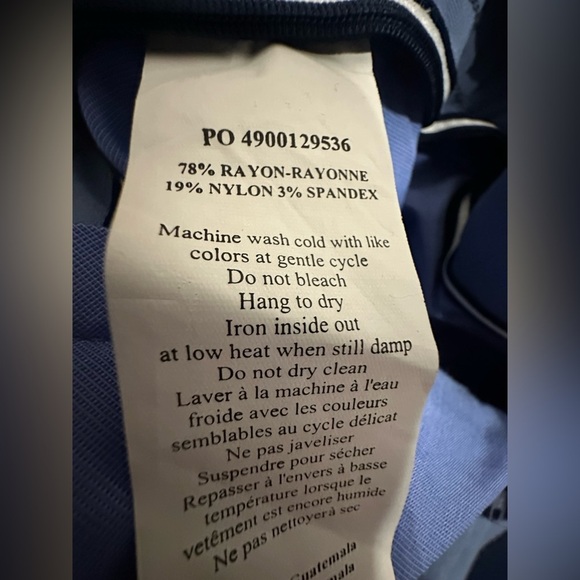 Ralph Ralph Lauren blue modern fit pants size 31 x 32 Rayon Blend - Picture 6 of 8